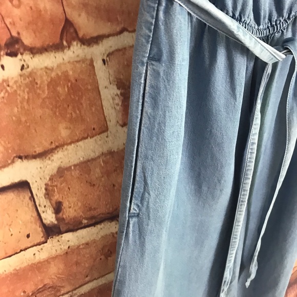 FOREVER 21 Strapless Chambray Jumpsuit - Picture 6 of 8